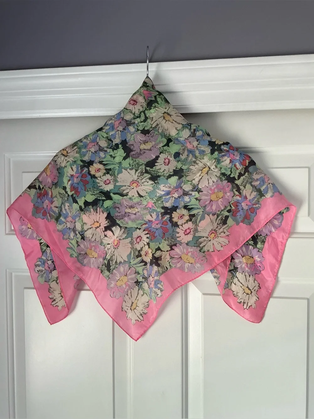 Acute Vintage Silk Floral Scarf